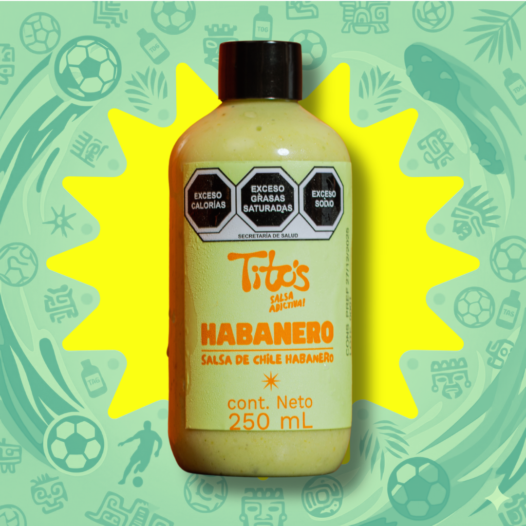 Salsa Tito's, Habanero. 250ml